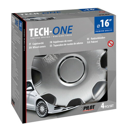 Cubreruedas Lampa para coche (4 unidades) - Pintadas, Tech-One Speed ​​Van - 16" 31536