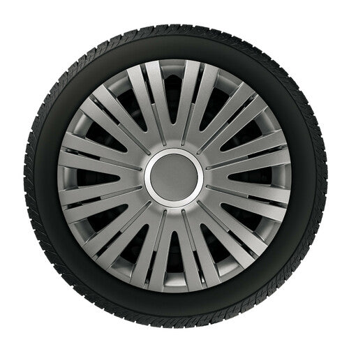 Pilot 4-Piece Wheel Covers - Painted Tech-One Active Graphite - 13"