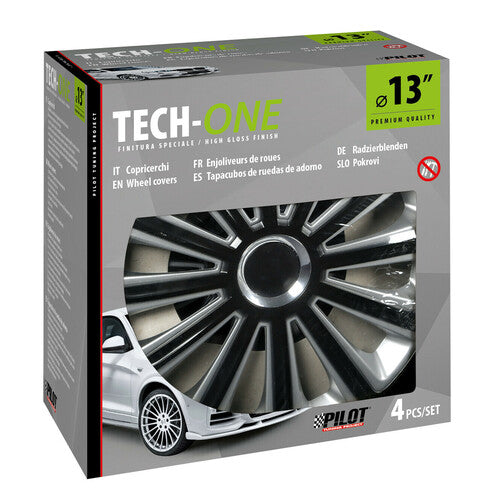 Pilot Copricerchi auto 4 pz - verniciati Tech-One Trend DC RC - 13"