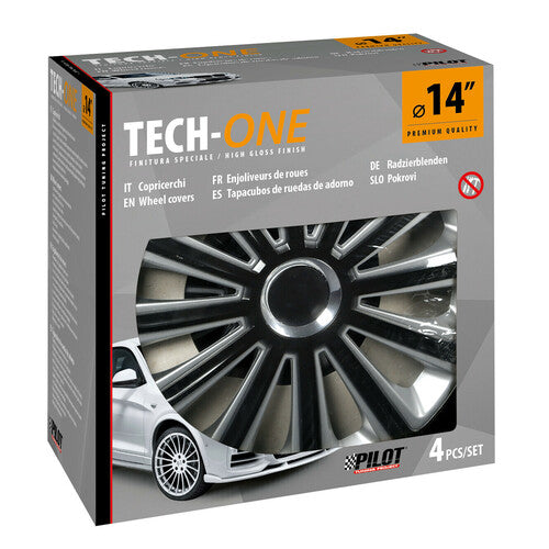 Pilot Copricerchi auto 4 pz - verniciati Tech-One Trend DC RC - 14"