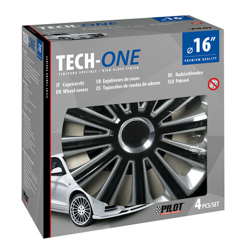 Pilot Copricerchi auto 4 pz - verniciati Tech-One Trend DC RC - 16"