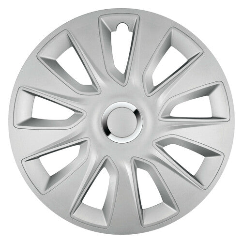 Pilot Copricerchi auto 4 pz - verniciati Tech-One Stratos RC Silver - 16"