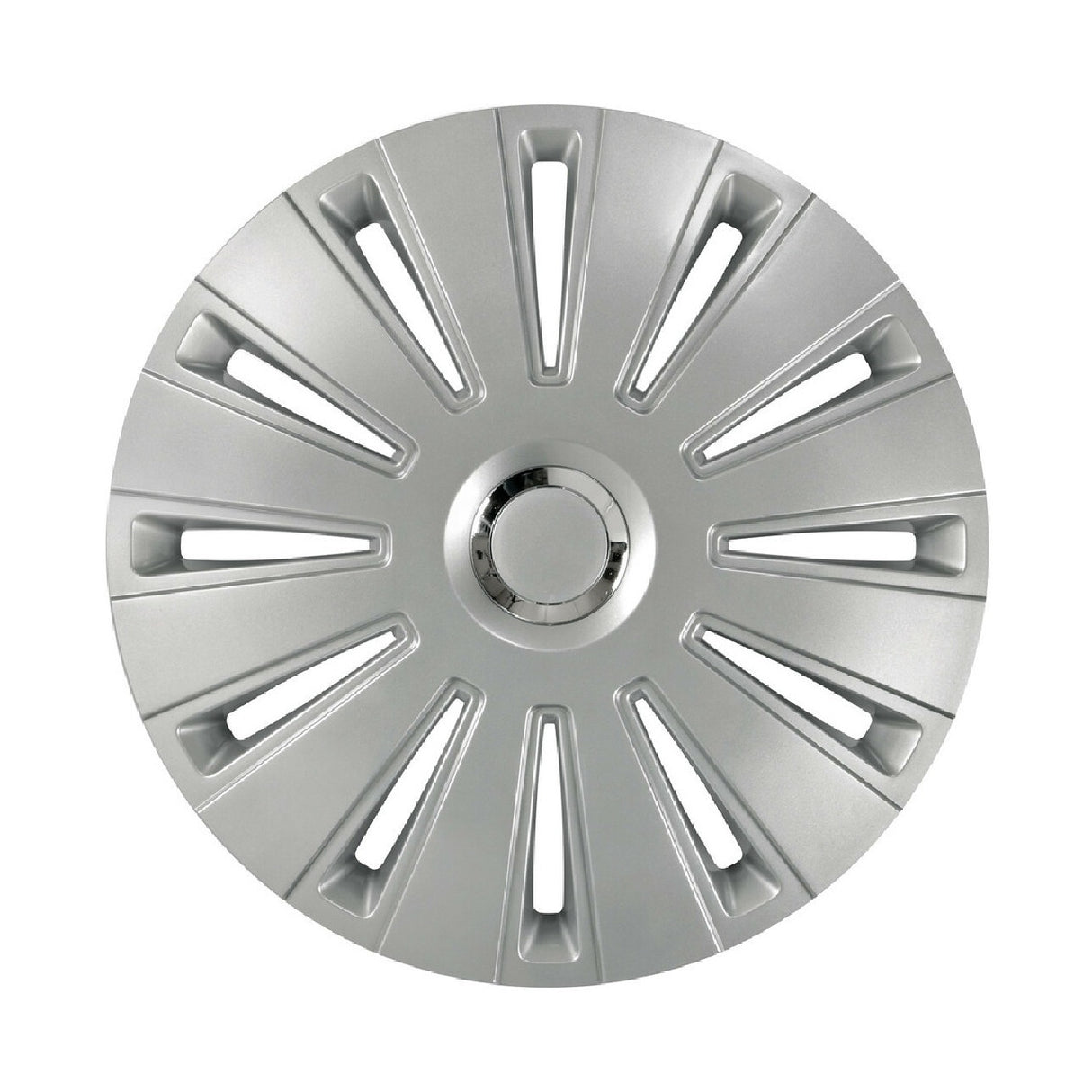 Pilot 4-Piece Wheel Covers - Painted Tech-One Daytona-Pro Silver - 16"