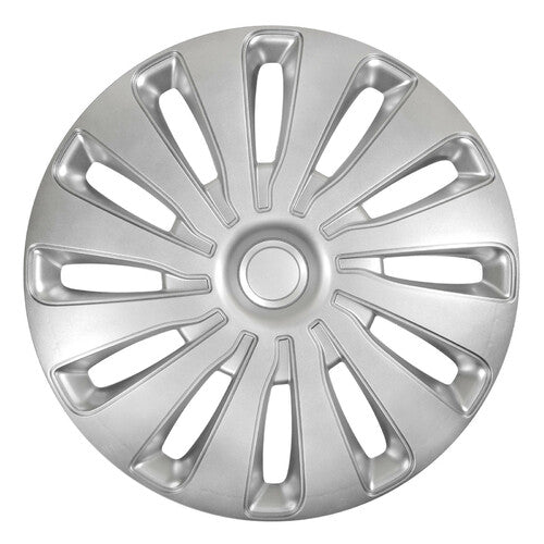 Pilot 4-Piece Wheel Covers - Tech-One Sepang Silver Painted - 15"