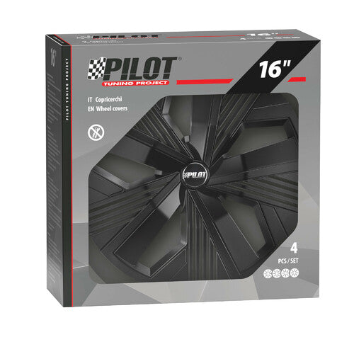 Pilot Blade Runner - Set 4 copricerchi - 16" - Nero