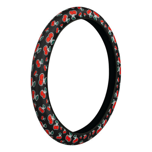 Lampa Skin-Cover, Stretch Polyester Steering Wheel Cover, Cherry S 35/37 cm