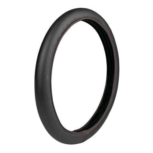 Lampa Skin-Cover, Skeentex Stretch Steering Wheel Cover Black/Red S 35/37 cm