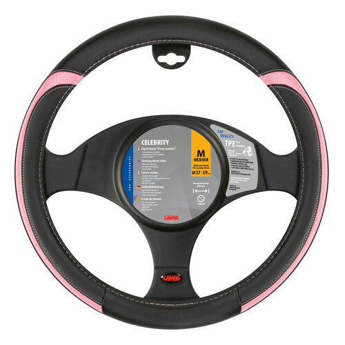 Celebrity Lamp, Skeentex Steering Wheel Cover - M - 37/39 cm - Pink