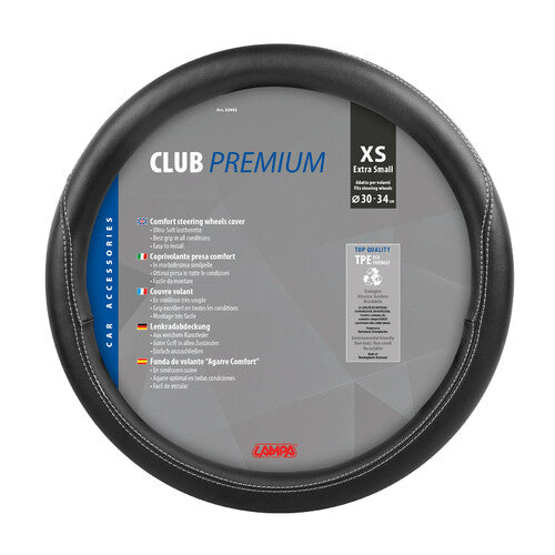 Lampa Club, Funda para volante Skeentex - XS - 30/34 cm - Negro 32982