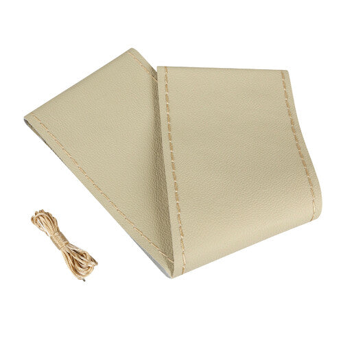 Funda de volante de cuero premium Pilot - Grande - 37/39 cm - Beige