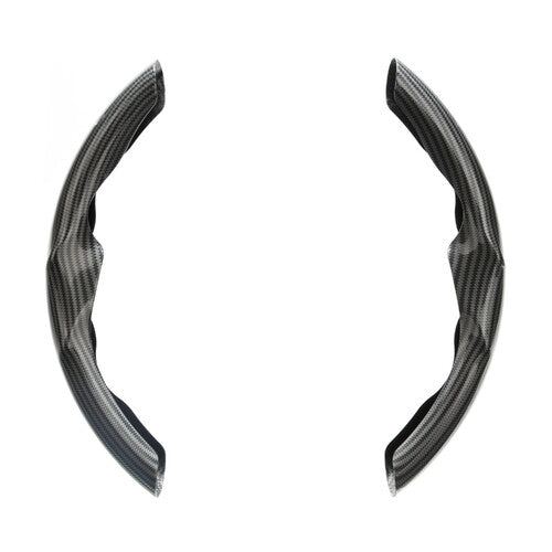 Pilot Grips, coprivolante sportivo in PVC, universale - Carbon-Look