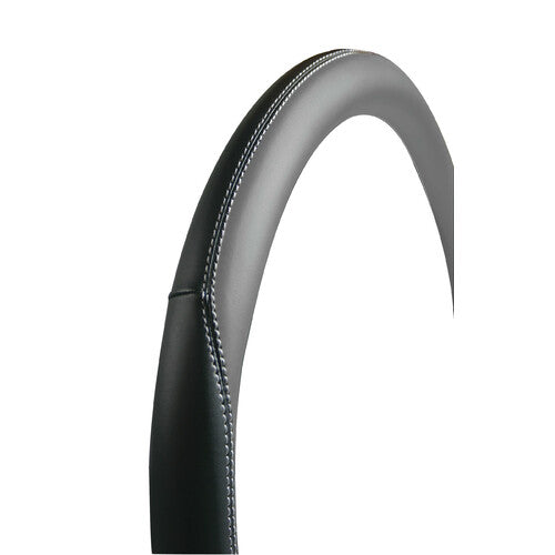 Lampa Club Skeentex Steering Wheel Cover - S - 35/37 cm - Black/Grey