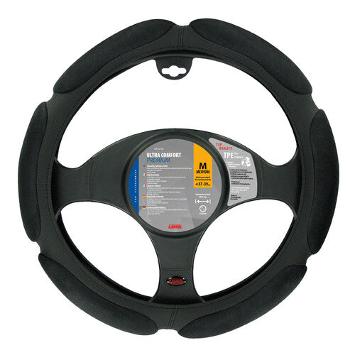 Ultra-Comfort Microfiber Steering Wheel Cover - M - 37/39 cm