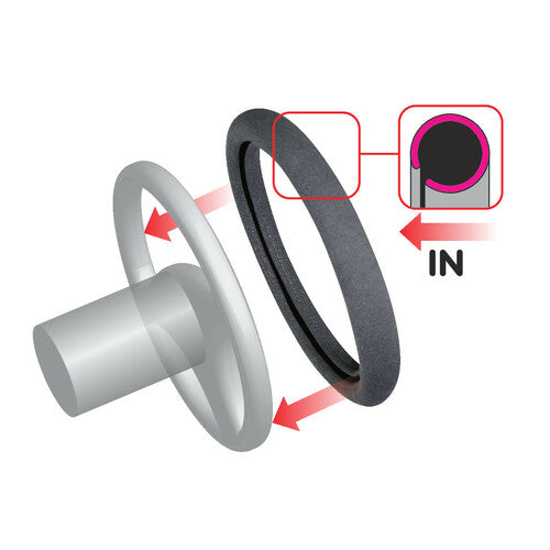 Lampa Eco, Skeentex steering wheel cover - S - 36.5/38 cm