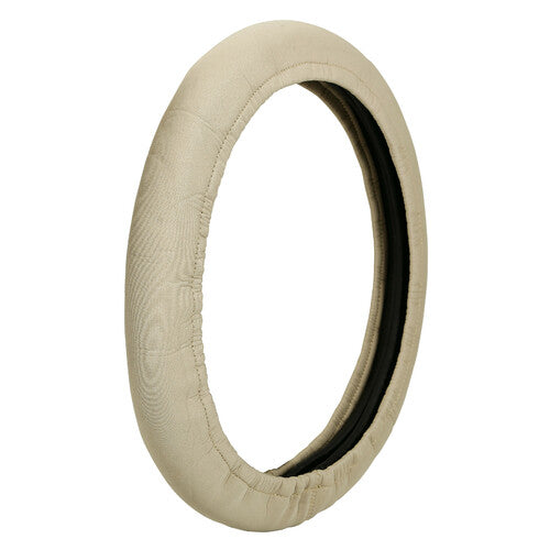 Lampa Protector 2 in 1, Stretch Polyester Steering Wheel Cover - Beige