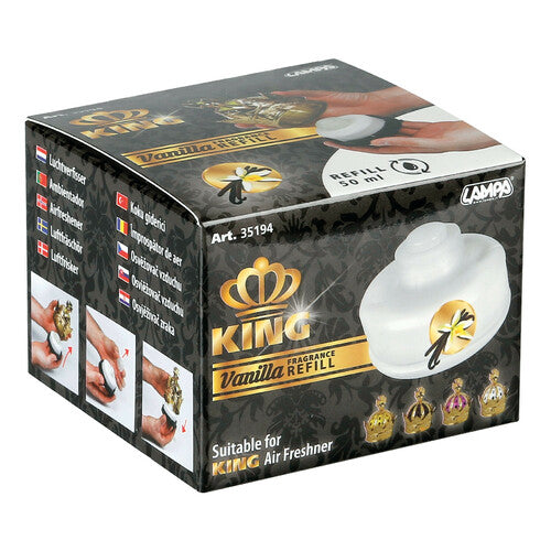Lampa King, air freshener, 50 ml refill - Vanilla