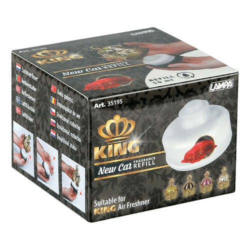 Lampa King Air Freshener, 50ml Refill - New Car