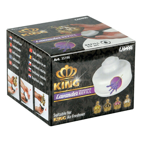 Lampa King, ambientador, recambio de 50 ml - Lavanda 35196