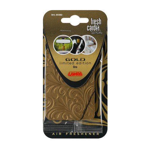 Lampa Fresh Cards, Lufterfrischer - Gold 35382