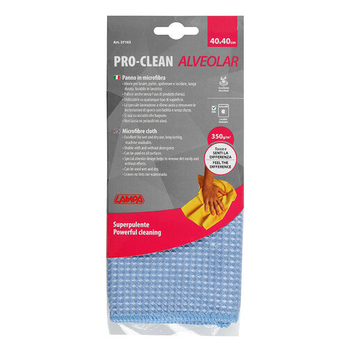 Pro-Clean Lampe – 40 x 40 cm – Super-Reinigungstuch – Wabenstruktur-Gewebe 37163