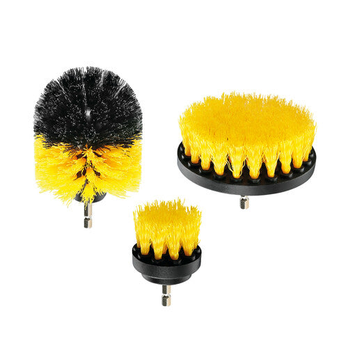 Kit de lámpara Vortex con 3 cepillos para taladro (10/8/5 cm) 37312