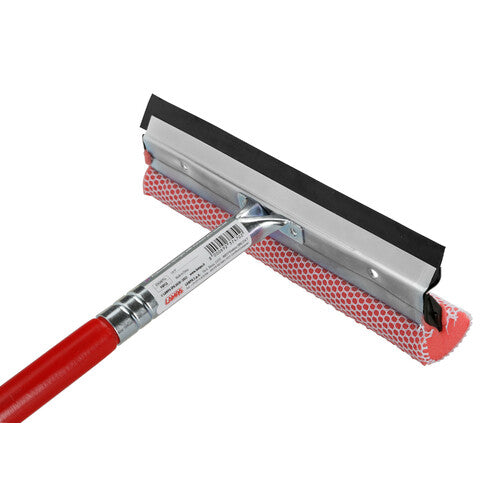 Professional glass cleaner with wooden extension - 25 cm