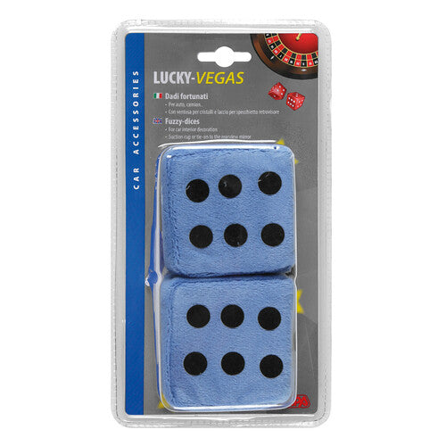 Lucky Vegas Lamp, Lucky Dice - Blue