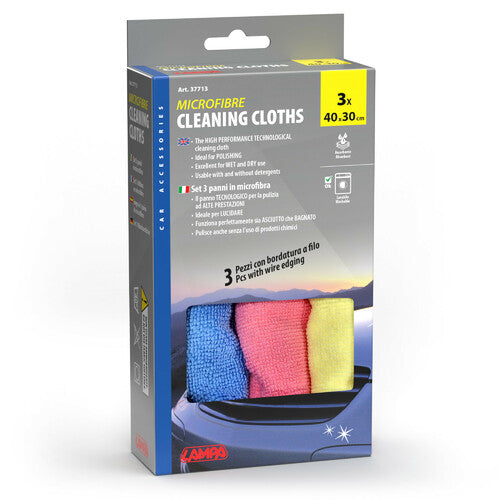 Lamp Set of 3 microfiber cloths