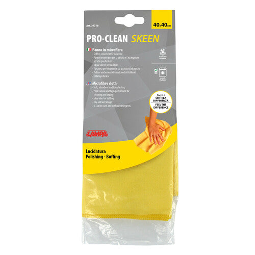 Pro-Clean Lampe – 40 x 40 cm – Poliertuch – Wildlederimitat 37718