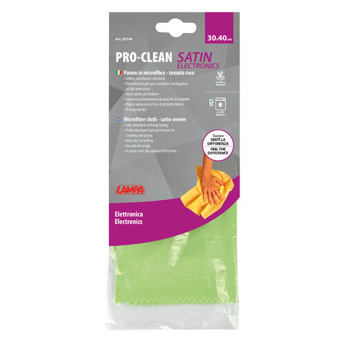 Pro-Clean Lampe – 30 x 40 cm – Elektronik-Reinigungstuch – Satin-Gewebe 37719
