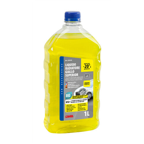 Superior Lamp - Yellow, Radiator Antifreeze (-20C) - 1 L