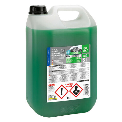Anticongelante para radiador (-20 °C), color verde lámpara superior, 5 L 38117