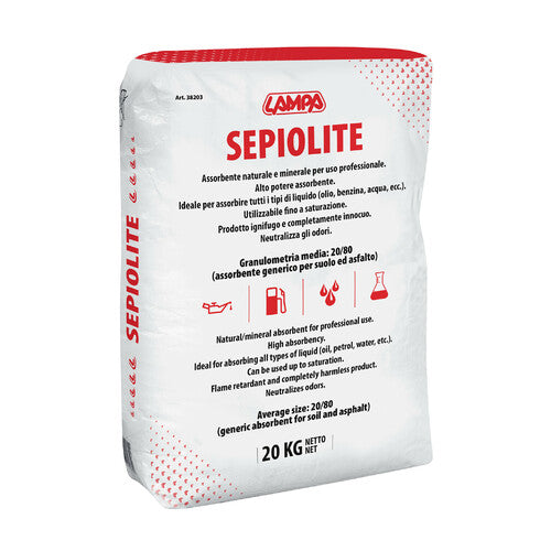 Lampa Sepiolite, absorbente general para suelos y asfaltos, 20Kg 38203