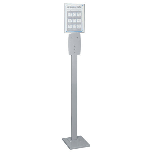 Floor lamp dispenser holder