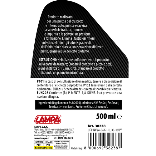Gran Pree Gran Pree, Armaturenbrettreiniger – 500 ml – Halbmatt