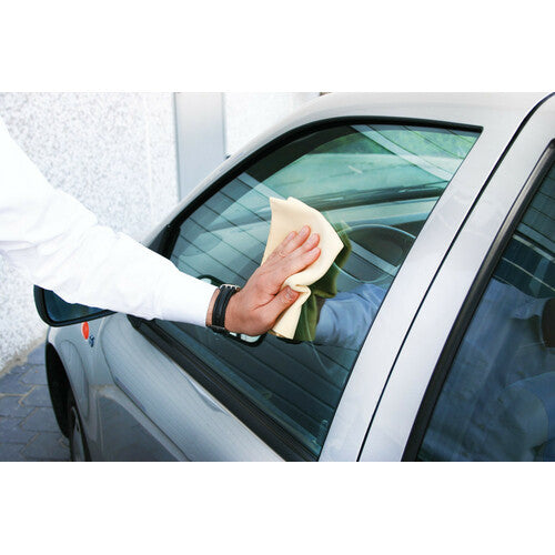 Suede Lamp, Natural Leather - 20 - 33x48 cm approx.