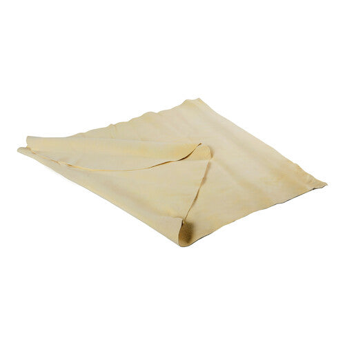 Wildlederlampe, Naturleder - ca. 45 - 55x75 cm.