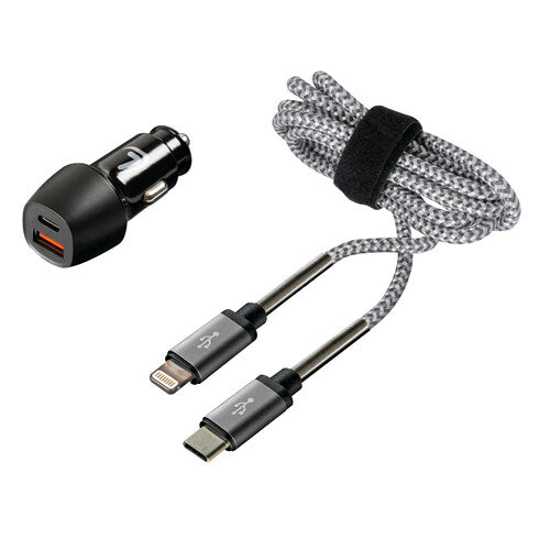 Kit Lampa 2 en 1 Lightning Pro Power Delivery Qualcomm Quick Charge 3.0 12/24V 38712