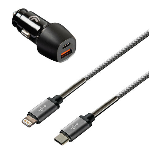 Kit Lampa 2 en 1 Lightning Pro Power Delivery Qualcomm Quick Charge 3.0 12/24V 38712