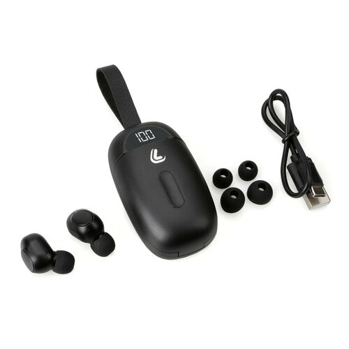Auriculares estéreo inalámbricos Bluetooth Lampa Ekko 5.0 con estuche de carga 38741