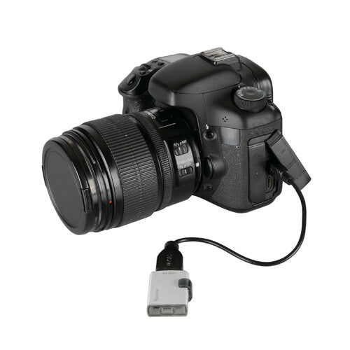 Lampa Cavo OTG Usb > Mini Usb - 20 cm - Nero