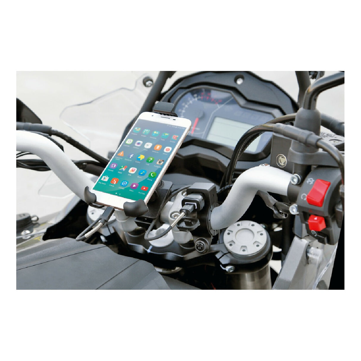 Usb-Fix Tube USB charger handlebar Fast Charge 3000 mA 12/24V