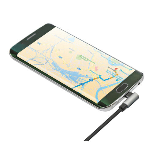 Lampenkabel 90 USB > Micro-USB - 100 cm - Schwarz 38834