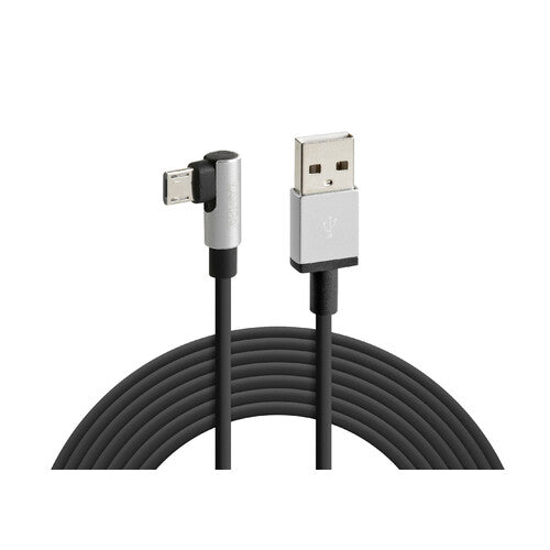Lampenkabel 90 USB > Micro-USB - 200 cm - Schwarz 38835