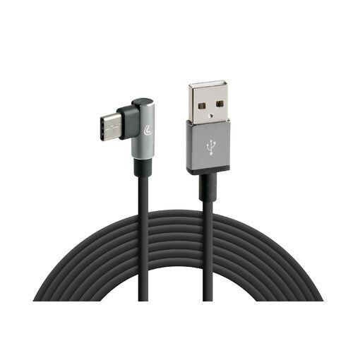 Cable de lámpara 90 USB > USB Tipo-C - 200 cm - Negro 38839