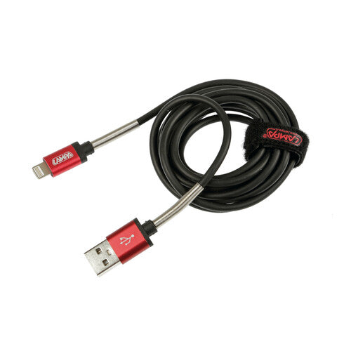Cable USB universal Apple de 8 pines/micro USB - 200 cm - Negro 38841