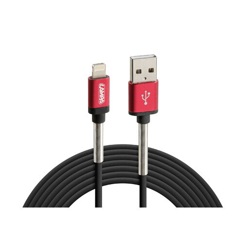 Universelles USB-Kabel, Apple 8-Pin / Micro-USB – 200 cm – Schwarz 38841