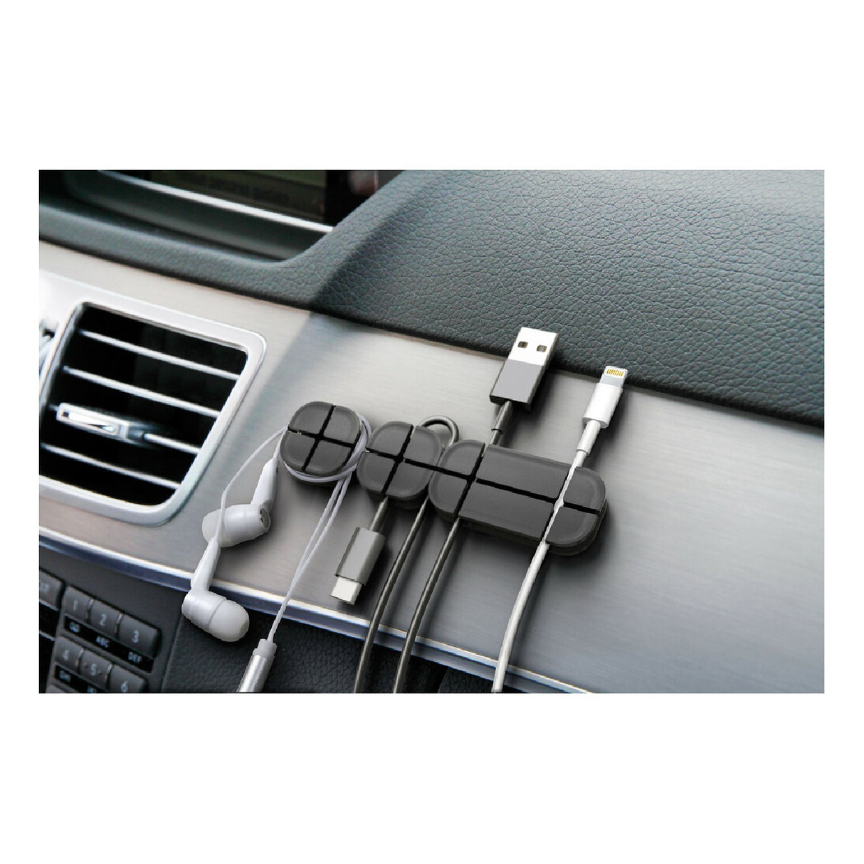 Lamp Set of 3 adhesive cable clips