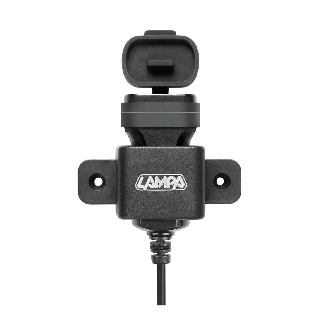 Usb Fix Omega USB charger with screw fixing and fork connectors 12/24V