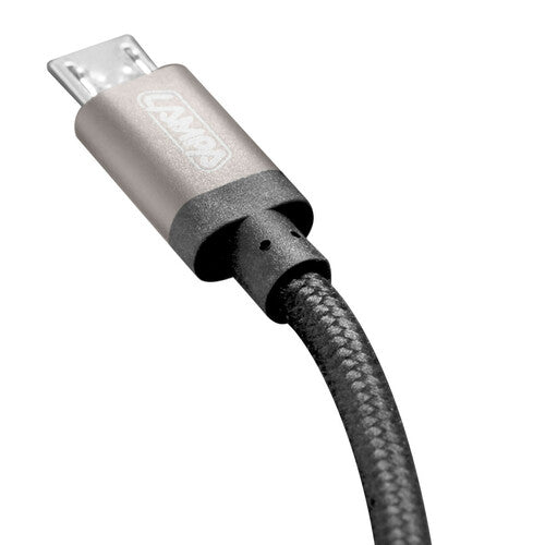 Lamp Reinforced USB > Micro USB Cable - 100 cm - Black